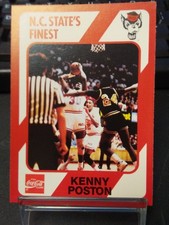 Colección Colegiata 1989 #197 Kenny Poston NC State Wolfpack Baloncesto