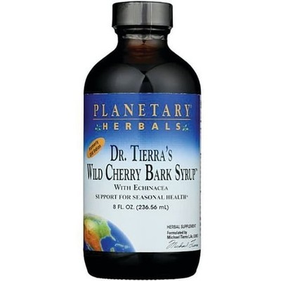Planetary Herbals Dr. Tierra's Wild Cherry Bark Syrup  8 FL OZ (SEE NOTE)