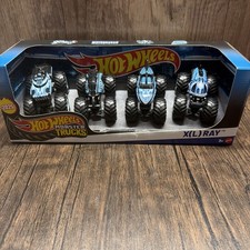 Hot Wheels Monster Trucks X-Ray 5-Pack Glow Blue Set Motosaurus 2025