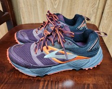 Brooks Cascadia 12 Purple Running Trail Shoes Sneakers Womens Sz 7.5 1202331B604