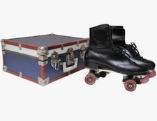Vintage Sears Roller Skates Size 10 And Case