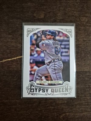 2014 Topps Gypsy Queen Prince Fielder Texas Rangers White Framed