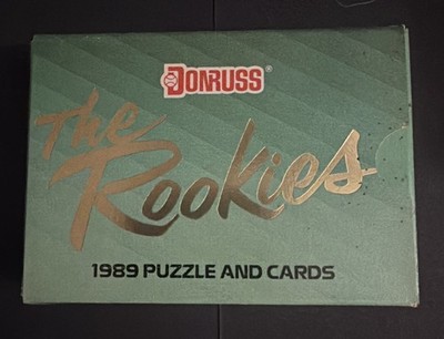 1989 Donruss The Rookies Baseball Factory Set Puzzle And Cards