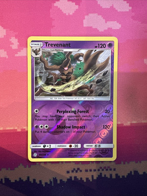 Pokemon Karte Trevenant Kosmische Finsternis Reverse Holo Rare 94/236 NM