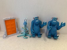 Lot Of 4 Disney Pixar Monsters Inc McDonalds 2 Sully, Door, Charlie Proctor
