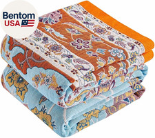 Boho Throw Blanket 100 Cotton Muslin Woven Blanket Bohemian Bed Throws Vintage