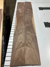 Walnut Raw Wood Veneer 2 sheets 63'' x 7'' 316G