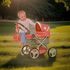 hauck | Puppenwagen Angie | Play n' Go | Rosa-Grau | OVP