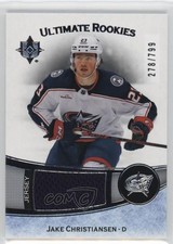 2022 Upper Deck Ultimate Collection Rookies Jersey /799 Jake Christiansen 03xg