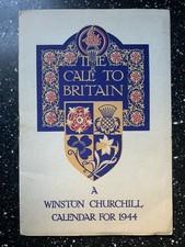 The Call To Britain: A Winston Churchill Calendar For 1944 (Published by NCH)