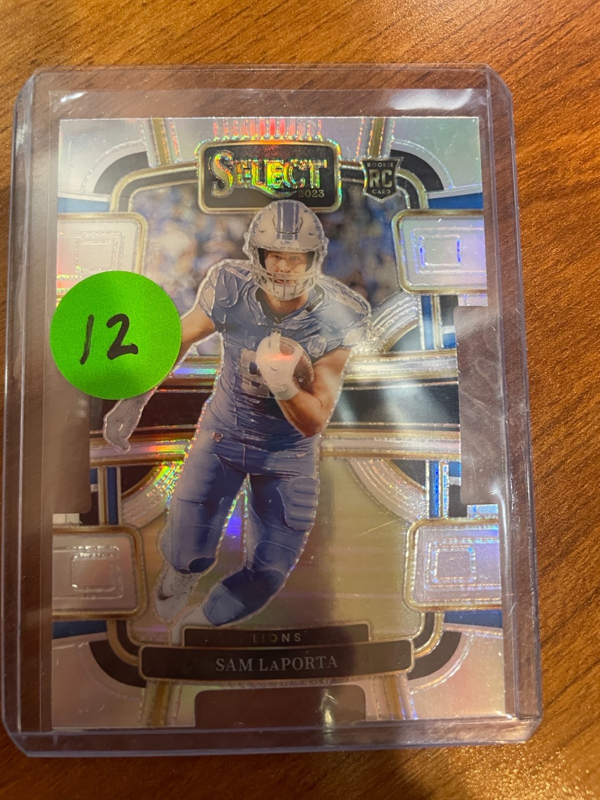 2023 Panini Select - Concourse Sam LaPorta #35 Silver Prizm Die-Cut (RC)