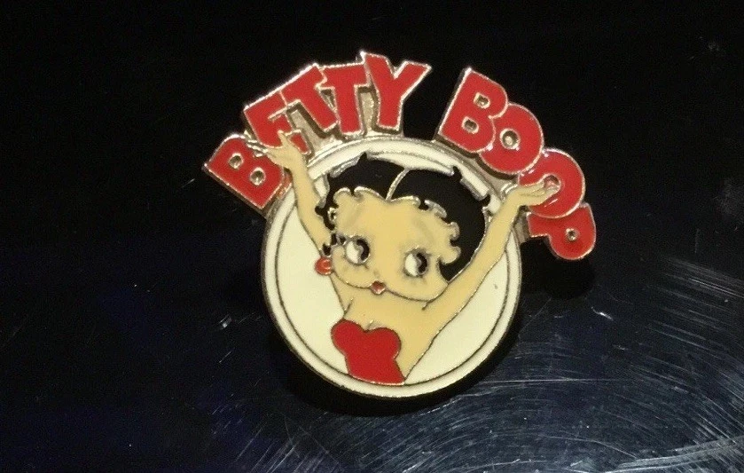 Lot De 6 Épingles De Revers / Chapeau Betty Boop - 1,5 Pouce - Neuf Sous Blister
