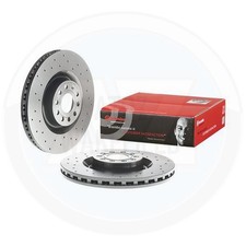 Für VW Scirocco R Performance Vorne Gebohrte Brembo Extra Paar Bremsscheiben