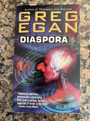 Diaspora - Greg Egan. Vintage 1st Print SciFi Paperback