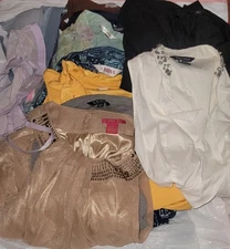 Huge Lot Brand Name Used Womens Clothes 11 PC Bulk Resale WHOLESALE EUC Mix