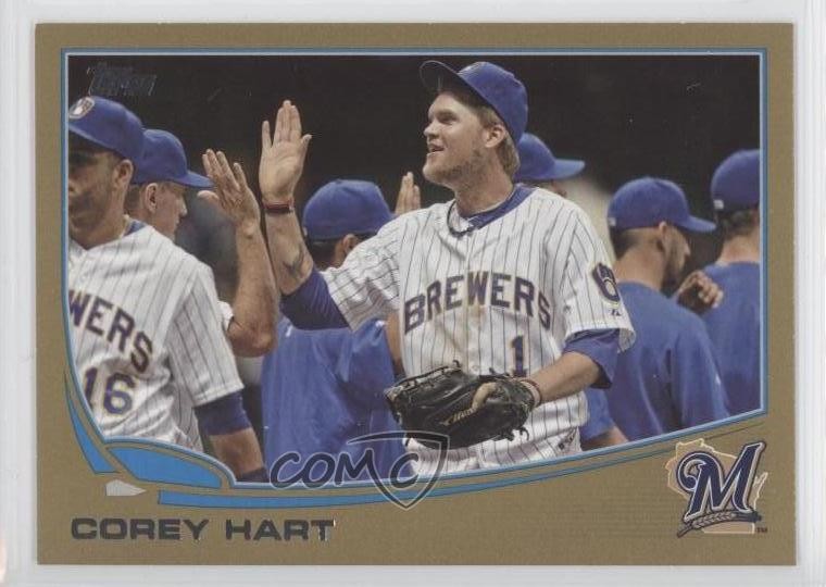 2013 Topps Gold 1129/2013 Corey Hart #574 0c2