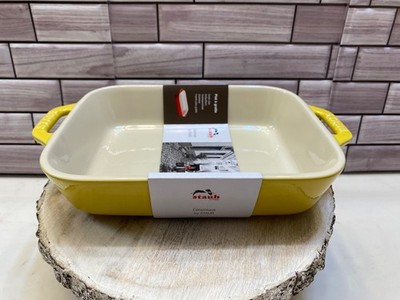 Staub  Stoneware Baking Dish 1L  Citron NWT