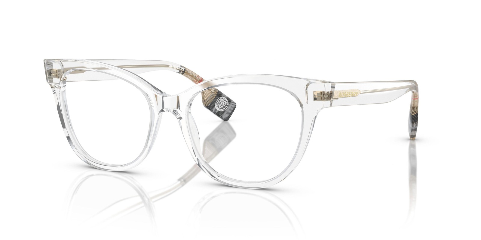 NEW Burberry 2375 Evelyn Eyeglasses 3024 Transparent 100% AU