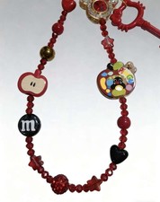 Handmade Red Crystal Bag Phone Chain Charm Christmas Gift Everyday Use