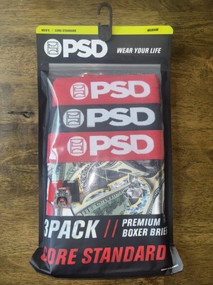 PSD Men's Warface Money Bling Diamonds Boxer Briefs Multi Color Sz M