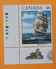 Canada 46 cent stamp 1999 MNH #1779 Sailing Ship Marco Polo