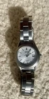 Seiko Titanium Quartz Watch 7N82-0AN0 Silver Dial Date Water Resistant, Used