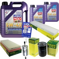 Mann Inspektionspaket 7L Liqui Moly 5W-40 FüR Jaguar X-Type 2.5 V6 AWD 2.1 3.0