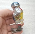 Vintage Christmas Mercury Glass Ornament Tree USSR Xmas Antique Decor Rare Duck