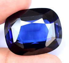56.90Ct Natural Kashmiri Blue Sapphire STUNNING Certified Cushion Loose Gemstone