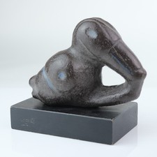 Vintage Alva Museum Replica Henry Moore Abstract Sculpture Smithsonian Institute