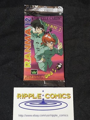 Ranma 1/2  Puzzle Trading Card Pack Factory Sealed 