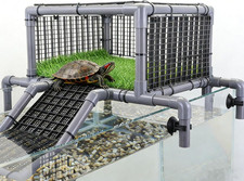 Extra Large Turtle Basking Platform, Heavy-Duty Above Tank Dock Ramp for Aqua