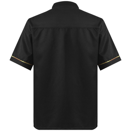 Unisex Chef Coat Kitchen Short Sheeve Jacket Restaurant Chef Uniform Hotel Tops - Picture 3 of 16