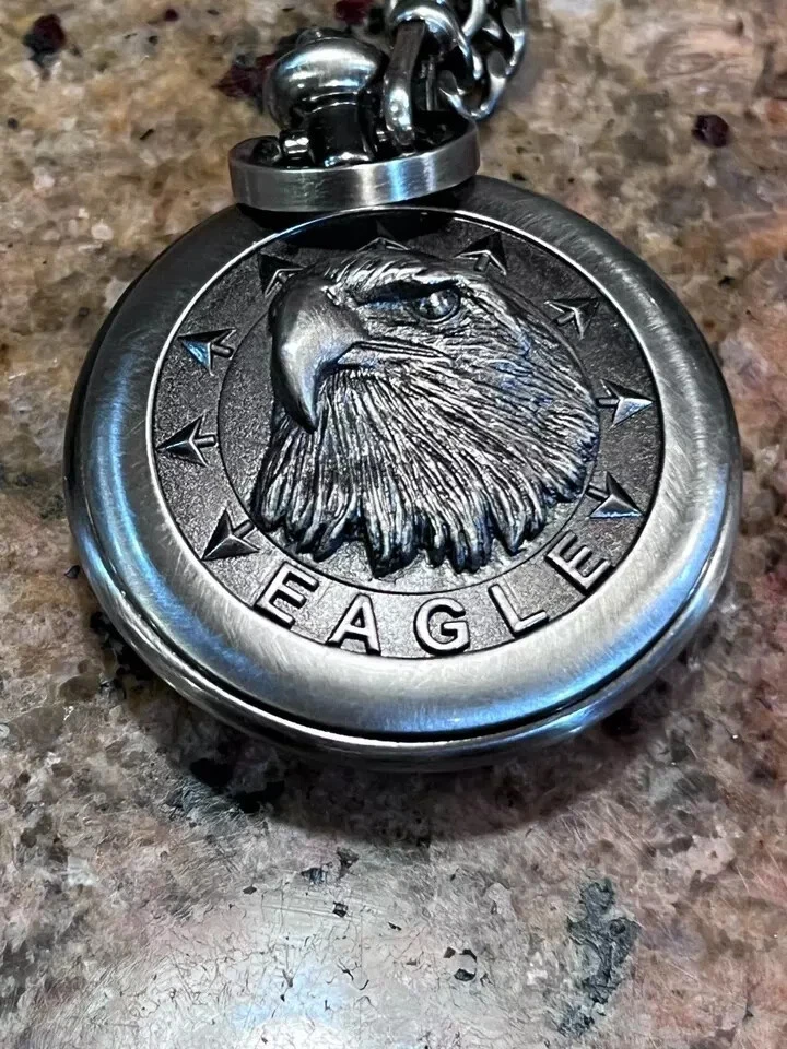 VINTAGE POCKET WATCH- Quartz- Majesti Japan Flying Eagle - Image 3 of 4