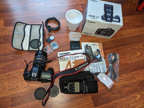 Canon EOS 5D Mark 2 camera - Flash, Lens, remote, filters, - 38513 shutter count - Picture 11 of 11