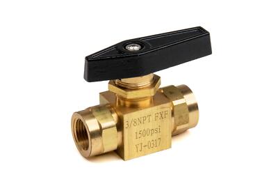 Panel Mount Hydraulic Ball Valve 3/8 NPT F 1000 PSI Chief 1WMT1