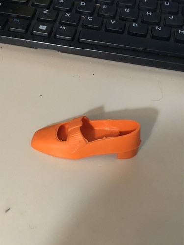 Vintage One CRISSY’S RIGHT ORANGE Bow Tie Shoe (R1) - Picture 2 of 3