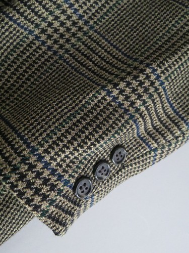 VTG Burberrys' Prorsum hounds tooth check tweed two button sport coat 46 R - Picture 5 of 9