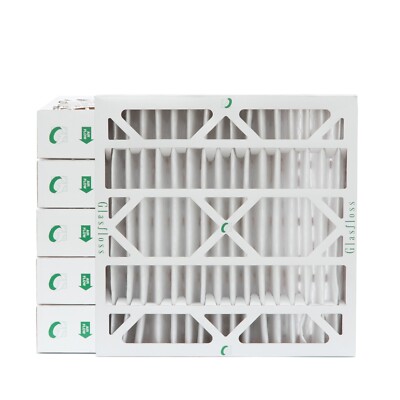20x20x4 MERV 10 AC Air Filters. 6 PACK.  Actual Size: 19-1/2 x 19-1/2 x 3-3/4