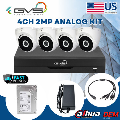 DAHUA OEM 4CH DVR 2MP DOME ANALOG KIT