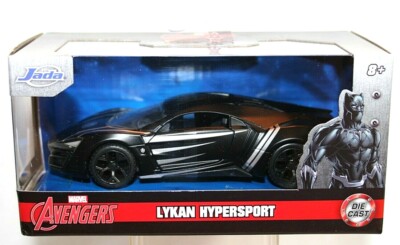 Jada Toys Marvel Avengers Black Panther Lykan Hypersport 1/32