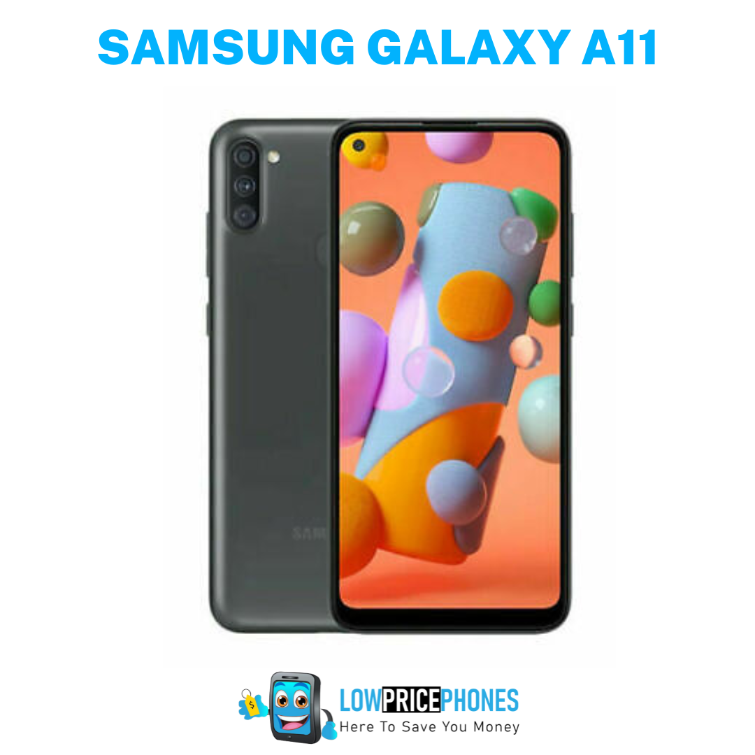 Samsung Galaxy A11 32GB Black – Unlocked – Single SIM – New