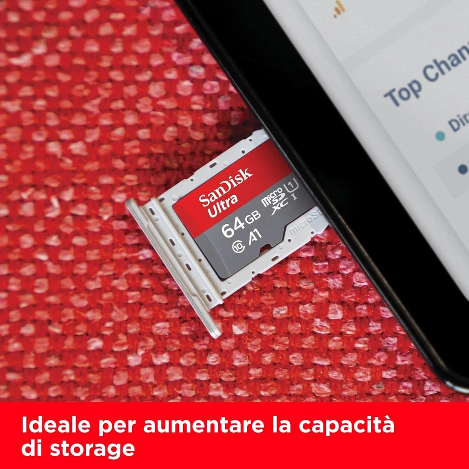 Sandisk 64 Gb Ultra Sdxc Scheda Di Memoria, Con Velocità Fino A 140 Mb/S - Immagine 4 di 4