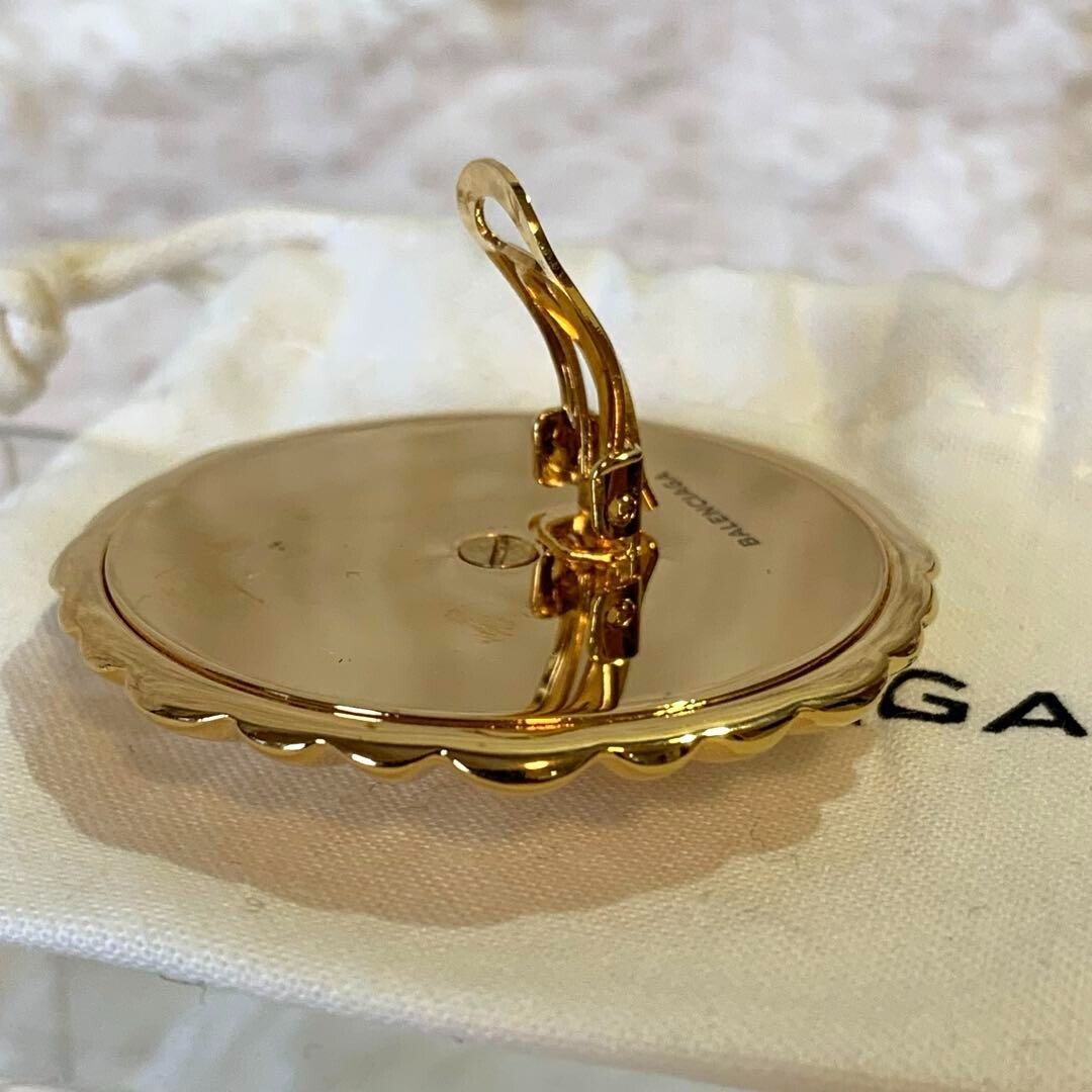BALENCIAGA Brooch Gold Vintage Used | eBay