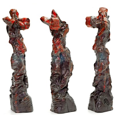 Chiron sculpture ceramic unique original 25 cm stoneware Prof. Loeschner-Gornau #.