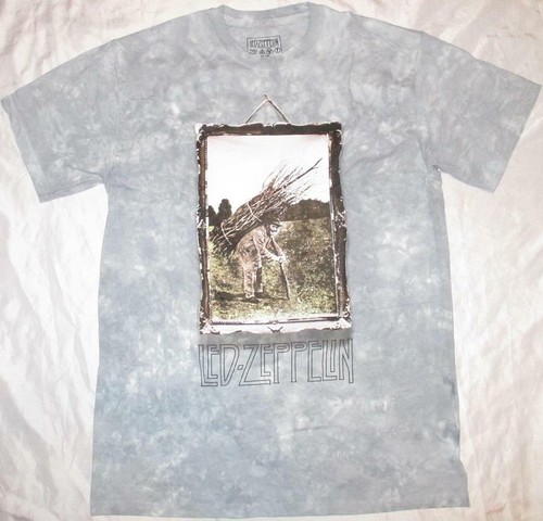 Led Zeppelin Man With Sticks Tie-Dye T 