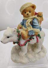 Cherished Teddies 1994 622796 Bear Tidings of Joy Bear polar Bear Figurine