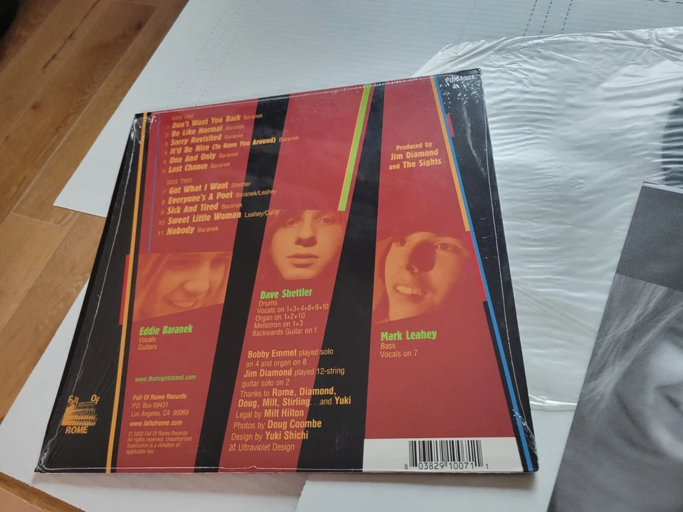 THE SIGHTS - Got What We Want 2002 ALT GARAGE ROCK POWER POP Lp - Image 3 of 4