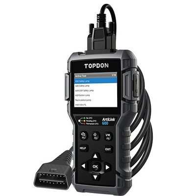 Gratis-Update! TOPDON AL600 Auto OBD2 Diagnosegerät Deutsch Fehler Auslesegerät