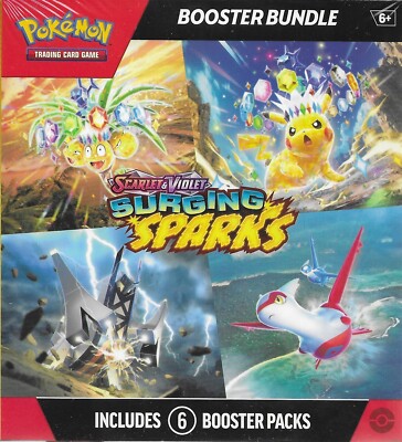 surging sparks booster box gamestop Pokemon Trading Card Game: Scarlet and Violet Surging Sparks Elite Trainer Box